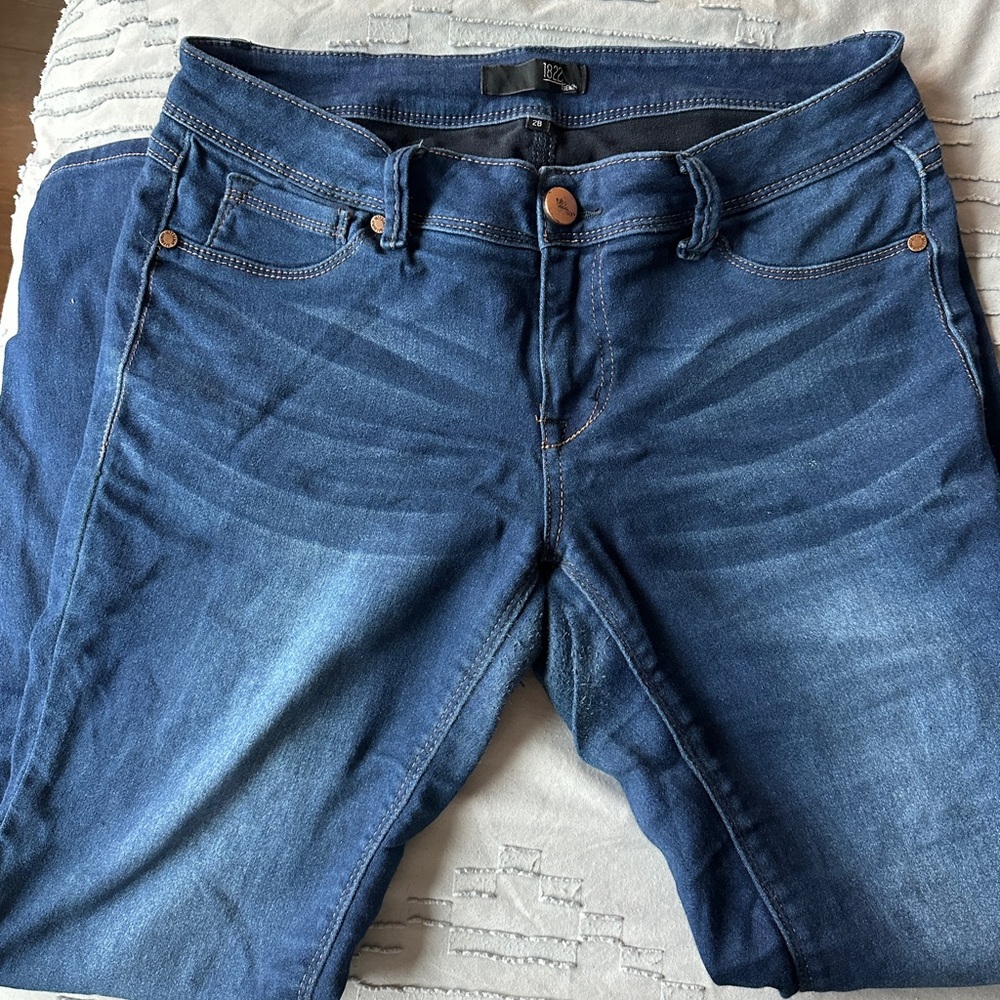 1822 Demin Butter Soft Indigo Women's Skinny Jeans